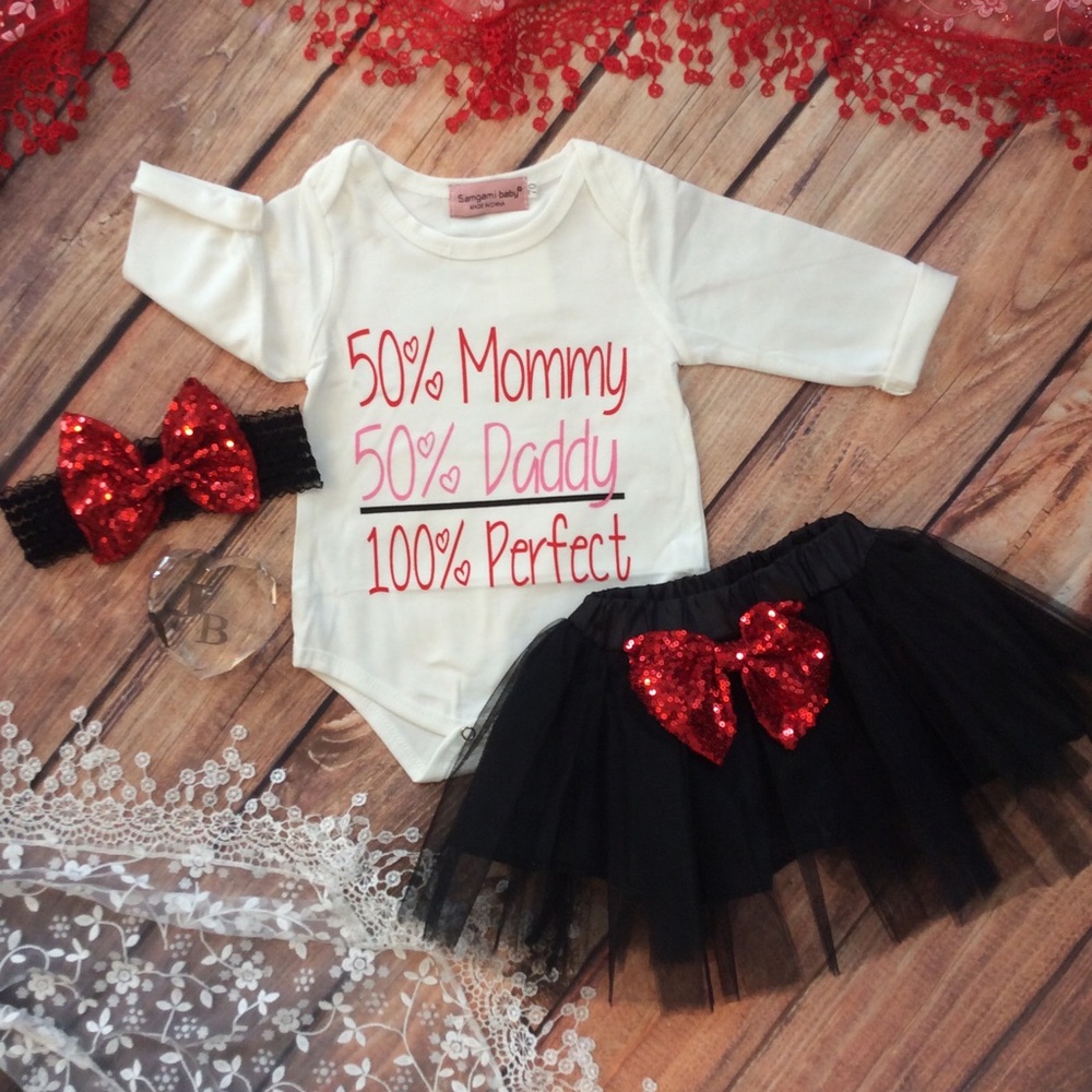 Boutique Baby Girl Tutu 3pc Outfit